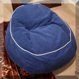 F58. Bean bag chair.  